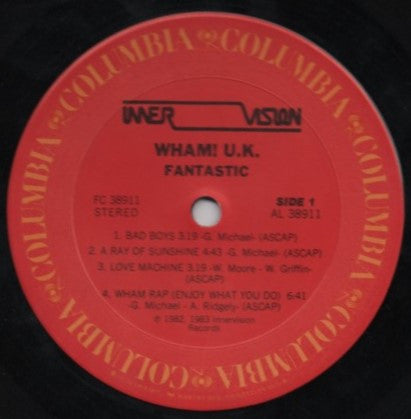 Wham! U.K.* : Fantastic (LP, Album, RE, Ter)