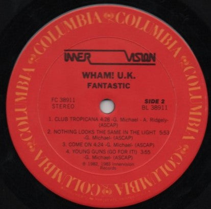 Wham! U.K.* : Fantastic (LP, Album, RE, Ter)