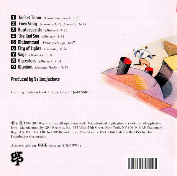 Yellowjackets : Run For Your Life (CDr, Album)