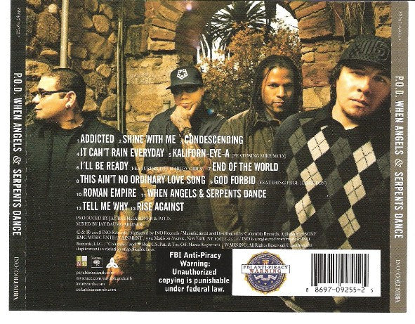 P.O.D. : When Angels & Serpents Dance (CD, Album)