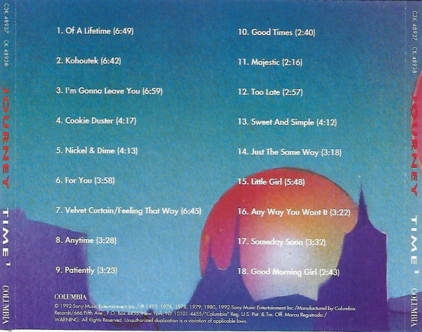 Journey : Time³ (3xCD, Comp, Pit + Box)