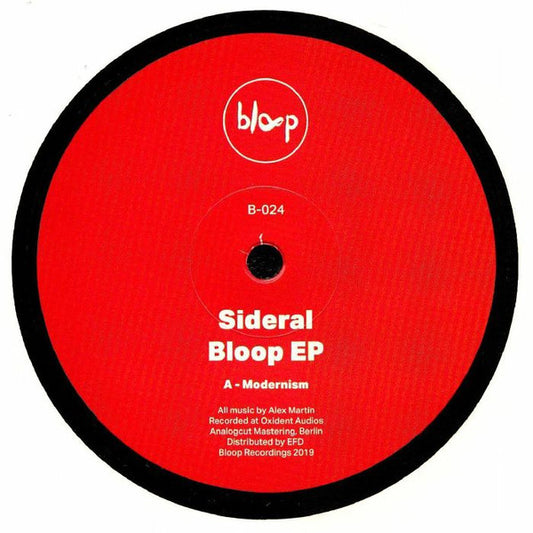 Sideral (2) : Bloop EP (12", EP)
