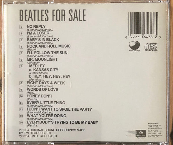 The Beatles : Beatles For Sale (CD, Album, RE)