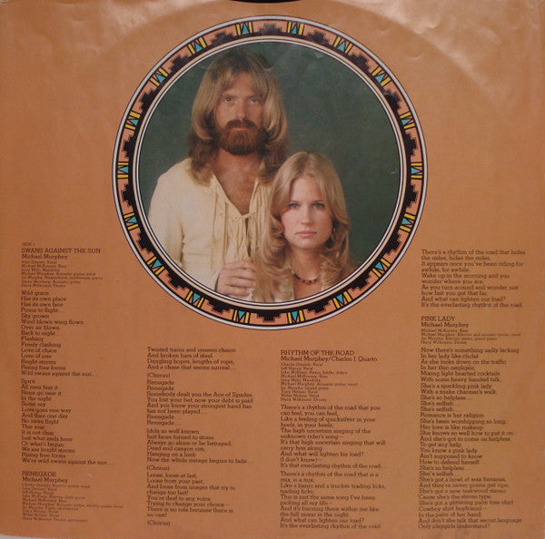 Michael Martin Murphey : Swans Against The Sun (LP, Album, Pit)