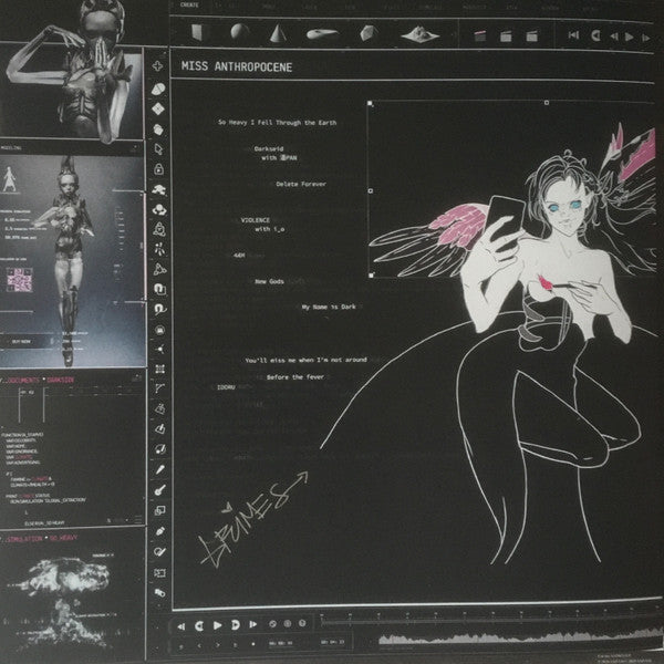 Grimes (4) : Miss Anthropocene (LP, Album, Ltd, Whi)
