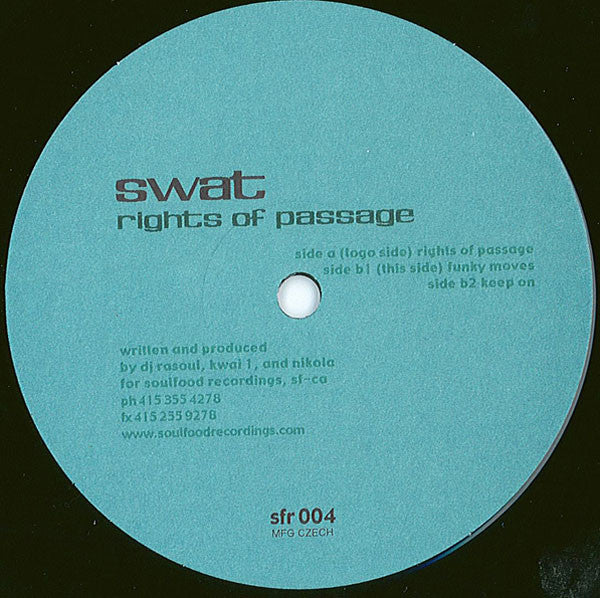 S.W.A.T. : Rights Of Passage (12")