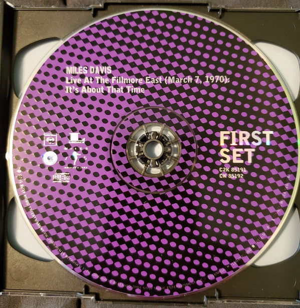 Miles Davis : Live At The Fillmore East (March 7, 1970) - It's About That Time (2xCD, Album, Club)