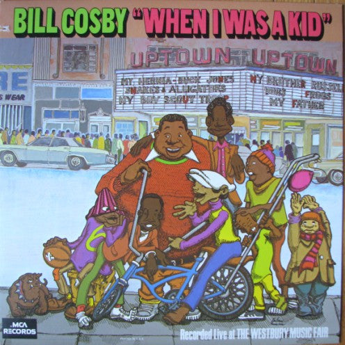 Bill Cosby : When I Was A Kid (LP, Album, RE, Blu)