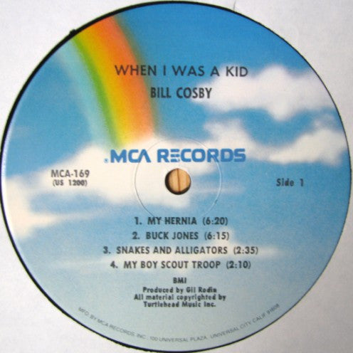 Bill Cosby : When I Was A Kid (LP, Album, RE, Blu)