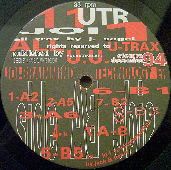 Jo-I : Brainmind Technology EP (12", EP)