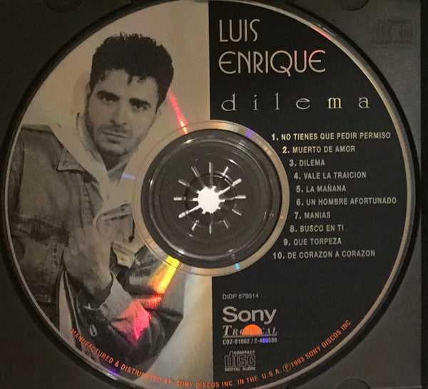 Luis Enrique : Dilema (CD, Album)
