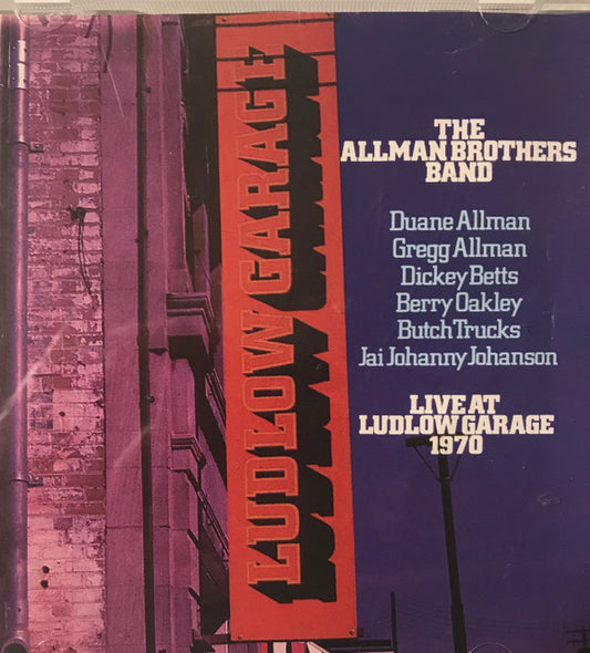 The Allman Brothers Band : Live At Ludlow Garage 1970 (2xCD, Album, RM, PDO)