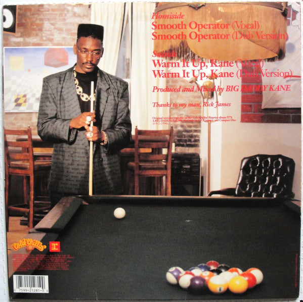 Big Daddy Kane : Smooth Operator (12", Maxi)
