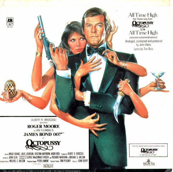 Rita Coolidge : All Time High (Theme Song From Octopussy) (7", Single, X -)