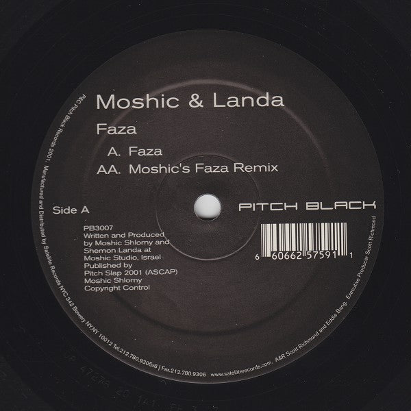 Moshic & Landa : Faza (12")