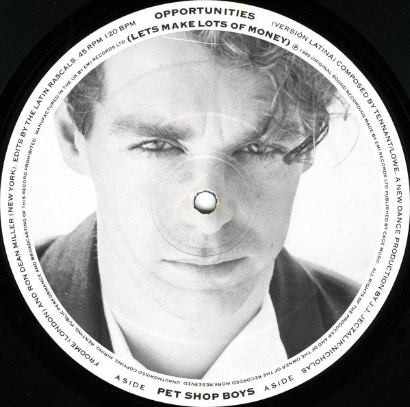 Pet Shop Boys : Opportunities (Let’s Make Lots Of Money) (12", Ltd, Ove)