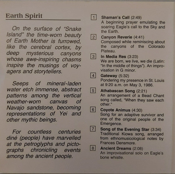 R. Carlos Nakai : Earth Spirit (CD, Album)