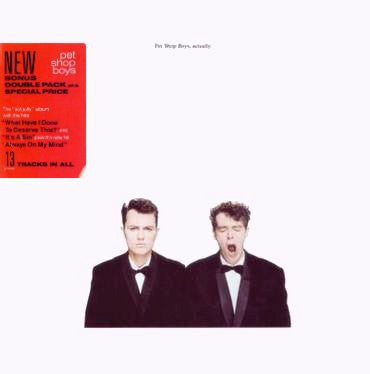 Pet Shop Boys : Actually / Always On My Mind (LP, Album + 12", Single, Promo)