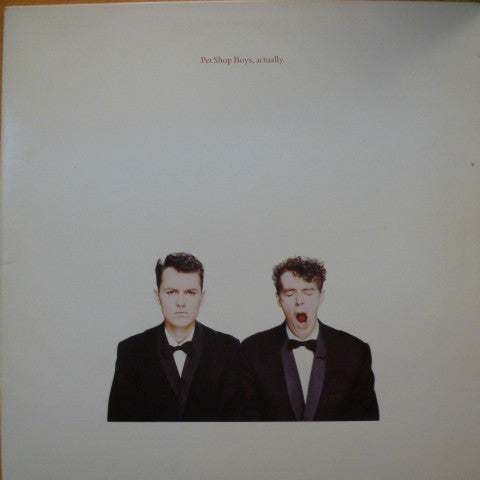 Pet Shop Boys : Actually / Always On My Mind (LP, Album + 12", Single, Promo)