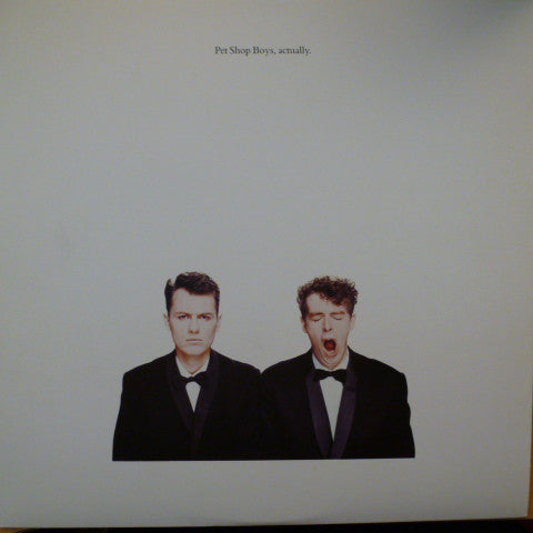 Pet Shop Boys : Actually / Always On My Mind (LP, Album + 12", Single, Promo)