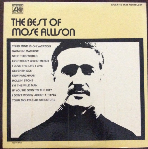 Mose Allison : The Best Of Mose Allison (LP, Comp, CTH)