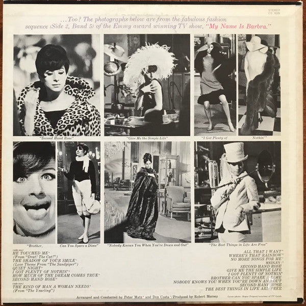 Barbra Streisand : My Name Is Barbra, Two... (LP, Album, San)