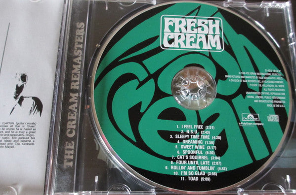 Cream (2) : Fresh Cream (CD, Album, RE, RM)