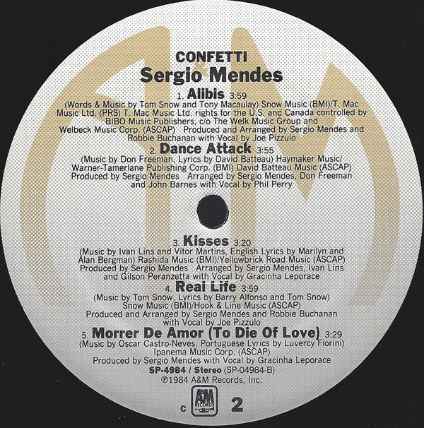 Sergio Mendes* : Confetti (LP, Album, Mon)