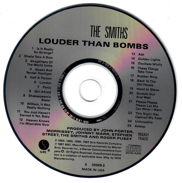 The Smiths : Louder Than Bombs (CD, Comp, RE)