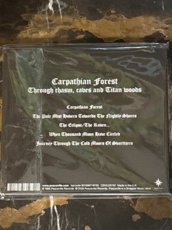 Carpathian Forest : Through Chasm, Caves And Titan Woods (CD, EP, RE)