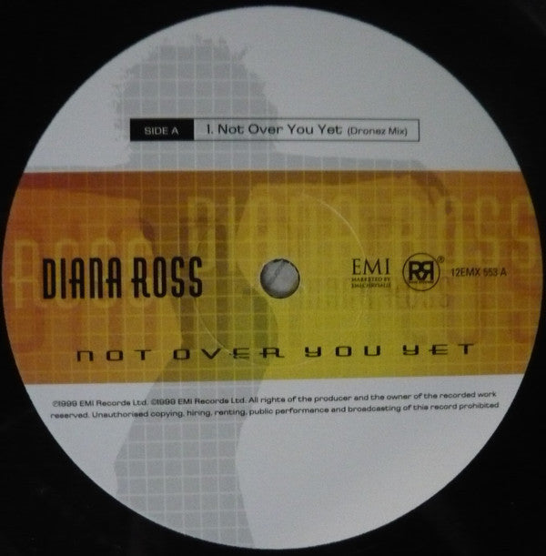 Diana Ross : Not Over You Yet (2x12")