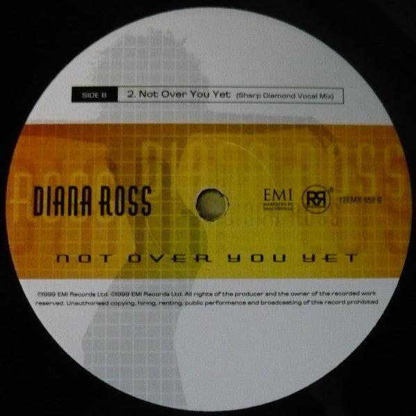 Diana Ross : Not Over You Yet (2x12")