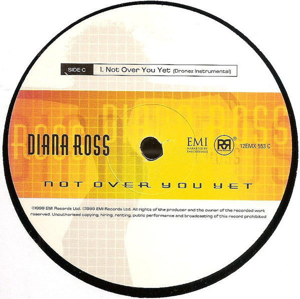 Diana Ross : Not Over You Yet (2x12")