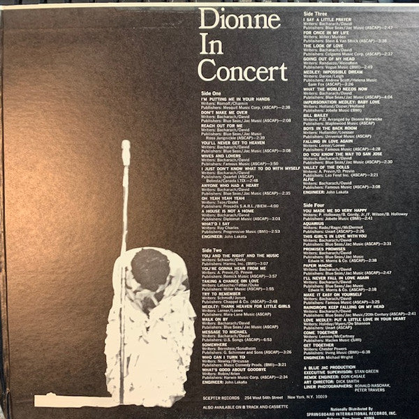 Dionne Warwicke* : The Dionne Warwicke Story (A Decade Of Gold) (2xLP, Album, Gat)