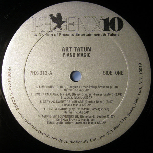 Art Tatum : Piano Magic (LP, Album, Sil)
