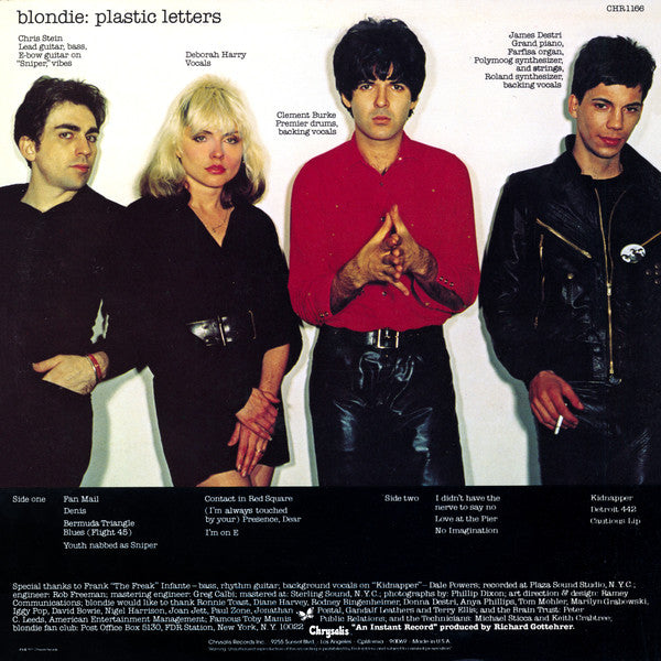 Blondie : Plastic Letters (LP, Album, San)