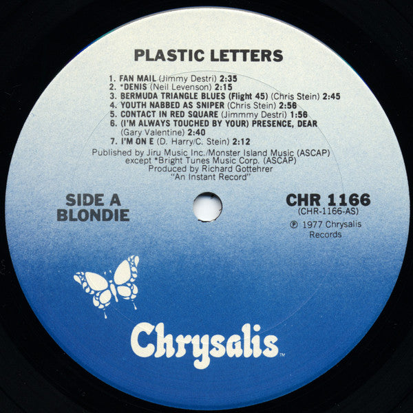 Blondie : Plastic Letters (LP, Album, San)
