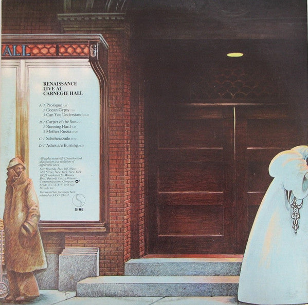 Renaissance (4) : Live At Carnegie Hall (2xLP, Album, RE, Los)