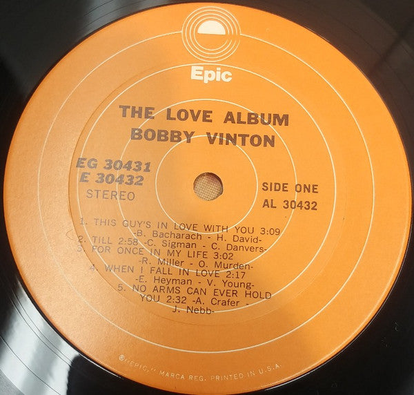 Bobby Vinton : The Love Album (LP, Comp)
