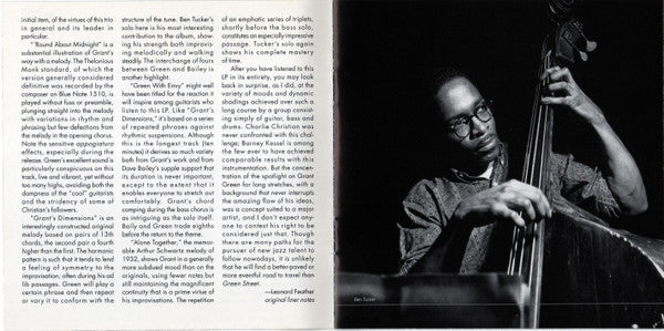Grant Green : Green Street (CD, Album, RE, RM)