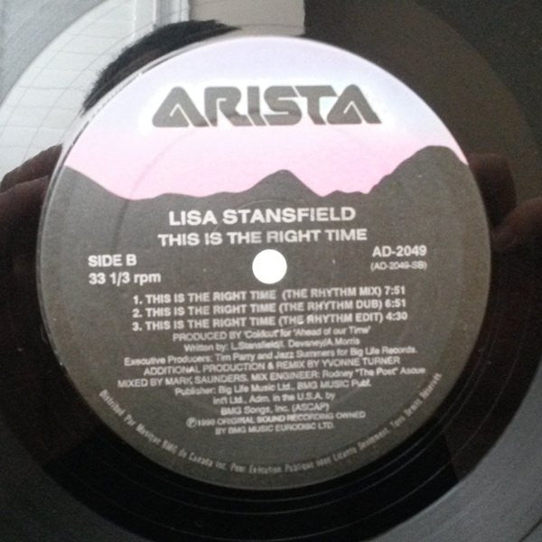 Lisa Stansfield : This Is The Right Time (12")