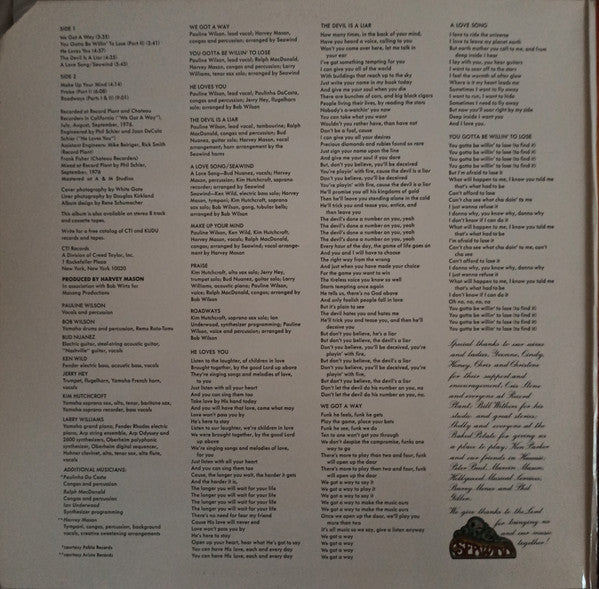 Seawind : Seawind (LP, Album, Gat)