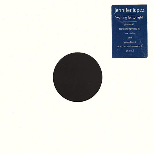 Jennifer Lopez : Waiting For Tonight (Promo #1) (12", Promo)
