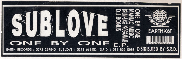 Sublove* : One By One E.P. (12", EP)