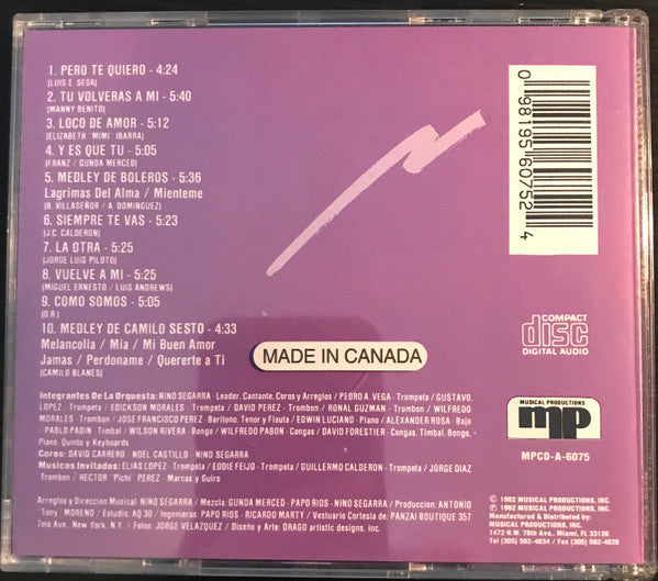 Nino Segarra : Loco De Amor  (CD)