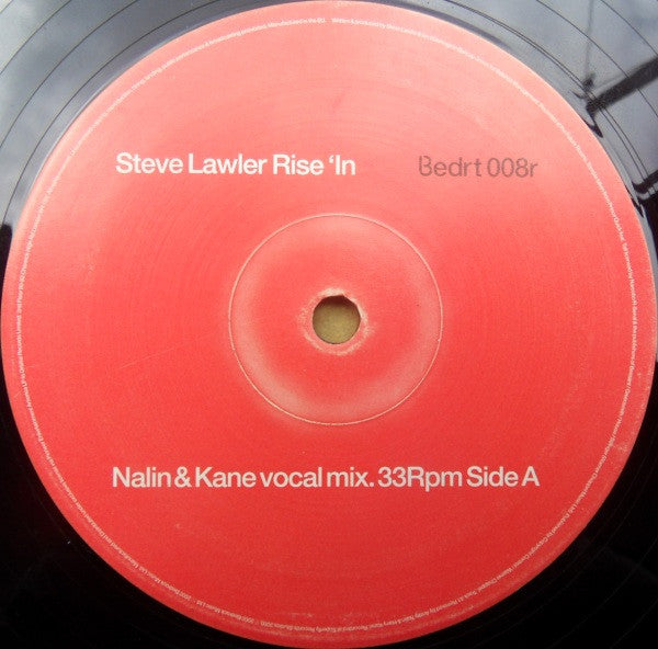 Steve Lawler : Rise In (Part 2) (12")