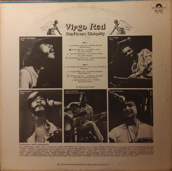 Roy Ayers Ubiquity : Virgo Red (LP, Album, All)