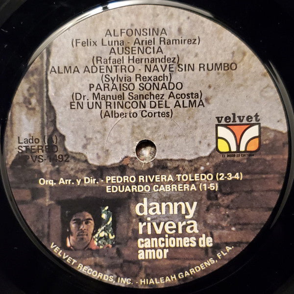 Danny Rivera : Canciones De Amor (LP, Album, Gat)