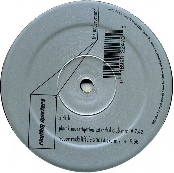 Rhythm Masters : The Underground (12")