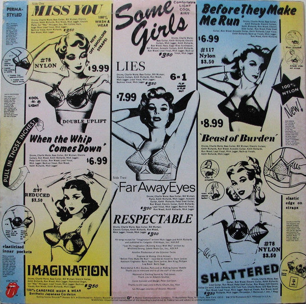 The Rolling Stones : Some Girls (LP, Album, 2nd)